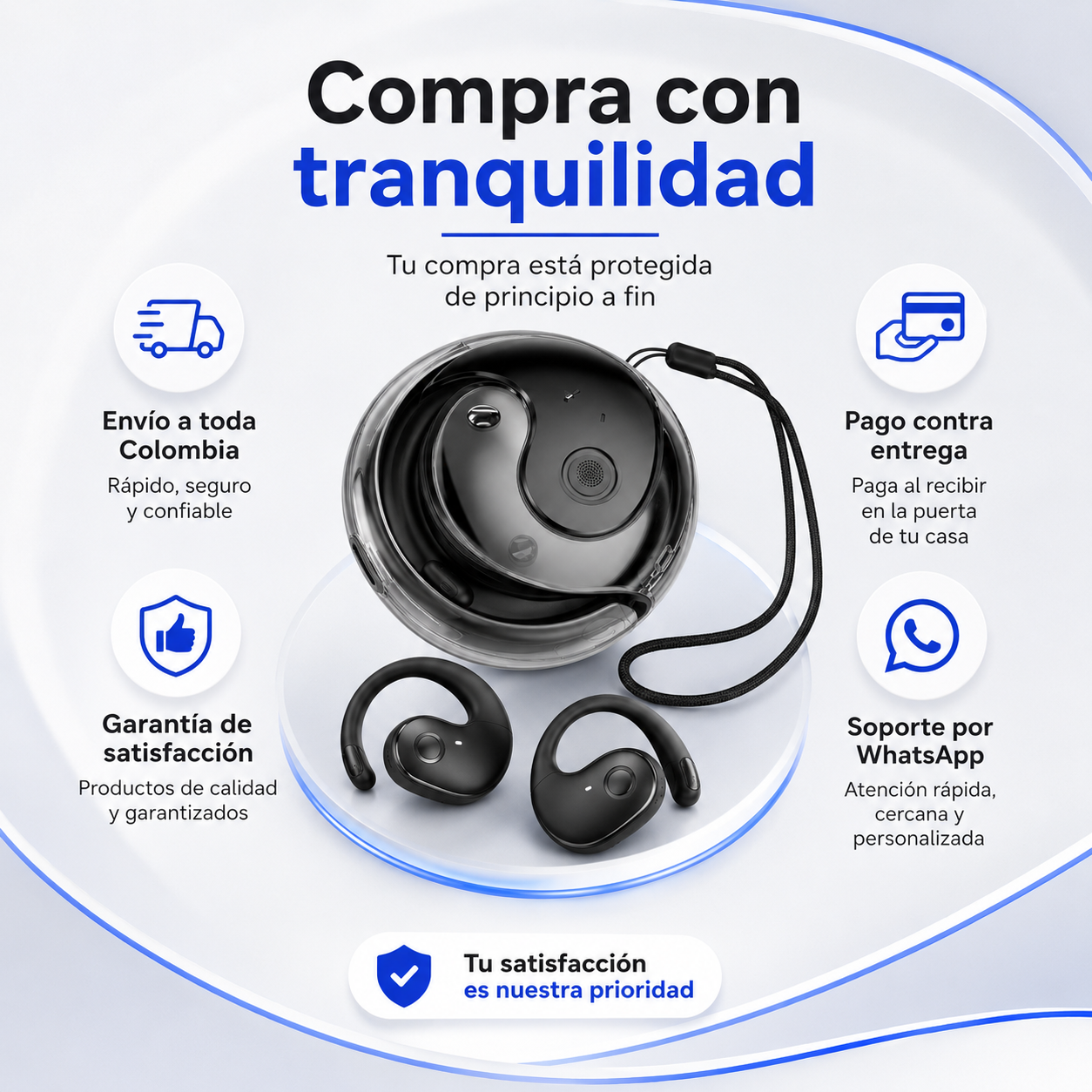 Audífonos Traductores Inteligentes +140 Idiomas + Ebook de Regalo  – Traducción en Tiempo Real en tus Oído