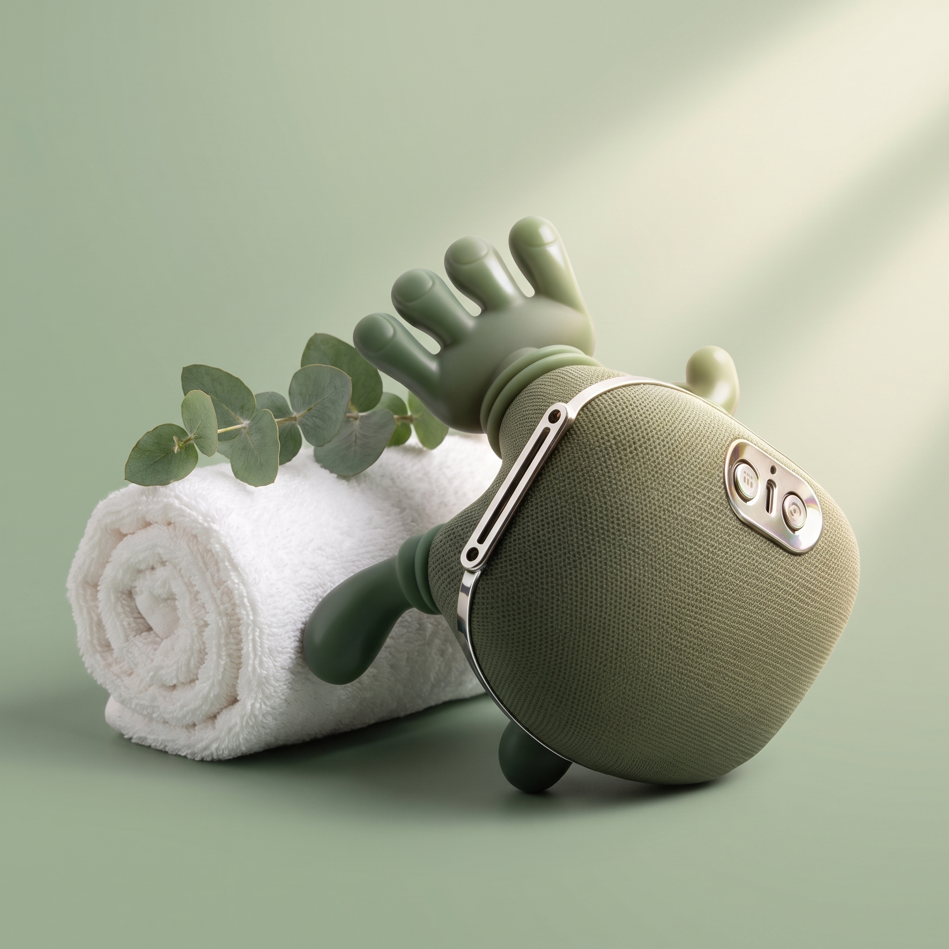 Masajeador cuello - portada spa verde